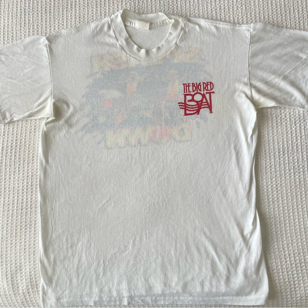 The Big Red Boat White T-Shirt